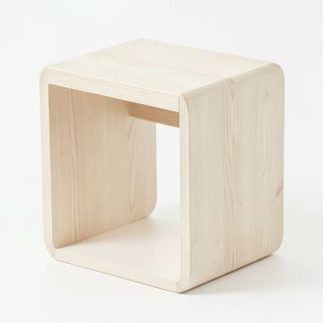 Birch Dale Side Table - Ivory (synthetic illustration; no displayed measurements)