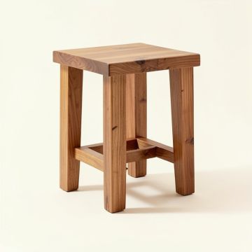 Waurika Solid Wood Bar & Counter Stool (synthetic illustration; no displayed measurements)