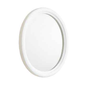 Dawn Bridge Framed Wall Mirror - White