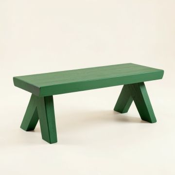 Aspen Brook Indoor Bench - Green (synthetic illustration; no displayed measurements)