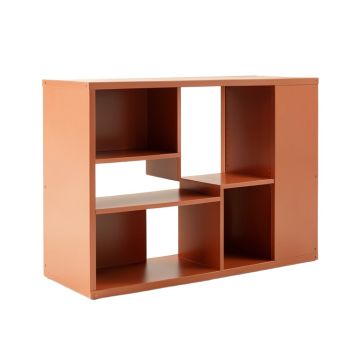Birch Dell Desktop Shelving Unit - Terracotta