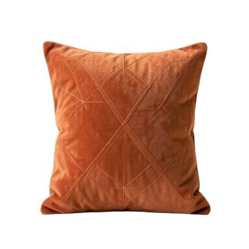 Field Brook Filled Accent Pillow - Terracotta
