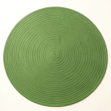 Glen Bluff Round Area Rug - Green (synthetic illustration; no displayed measurements)