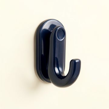 Juniper Arc Wall-Mounted Robe Hook - Navy (synthetic illustration; no displayed measurements)
