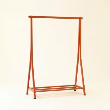 Pine Bend Empty Garment Rack - Terracotta (synthetic illustration; no displayed measurements)