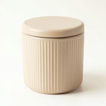 Hill Branch Storage Canister With Lid - Beige (synthetic illustration; no displayed measurements)