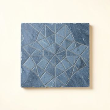 Alder Crossing Uninstalled Square Decorative Tile - Blue (synthetic illustration; no displayed measurements)