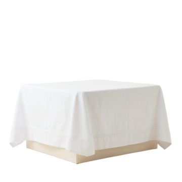 Bay Crest Flat Bed Sheet - White