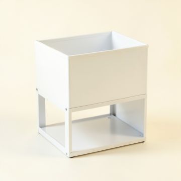 Spruce Canyon Empty Raised Planter - White (synthetic illustration; no displayed measurements)