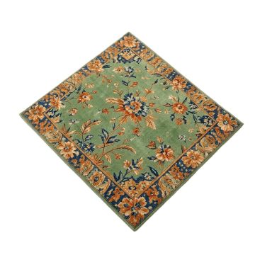 Broadus Floral Green/Blue/Orange Area Rug