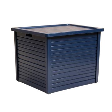 Rowan Arc Closed Outdoor Storage Box - Navy