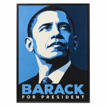 Barack For President By Wilbur Pierce - Graphic Art Print