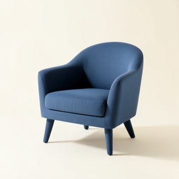 Linden Falls Upholstered Armchair - Blue (synthetic illustration; no displayed measurements)
