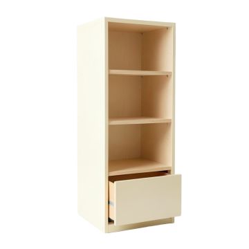 Vale Canyon Narrow Cubby Tower - Cream (synthetic illustration; no displayed measurements)