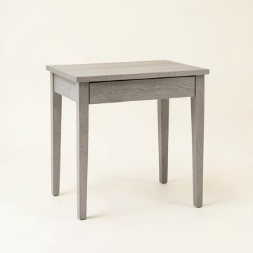 Slate Arc Small Writing Desk - Gray (synthetic illustration; no displayed measurements)