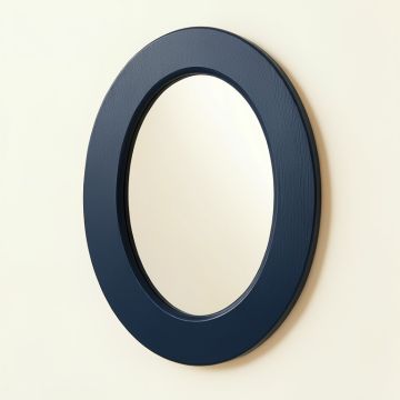 Cedar Crossing Framed Wall Mirror - Navy (synthetic illustration; no displayed measurements)