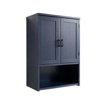 Brook Canyon Wall-Mounted Laundry Cabinet - Navy