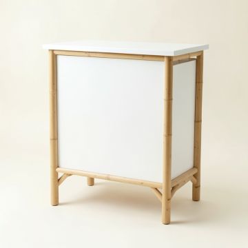 Cedar Dale Freestanding Laundry Folding Counter - White (synthetic illustration; no displayed measurements)