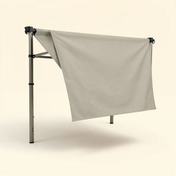 Retractable Side Awning (synthetic illustration; no displayed measurements)