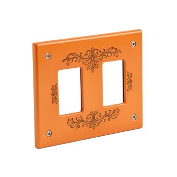 Flower Girl Mexican Art Colorful 2-Gang Toggle Light Switch Wall Plate