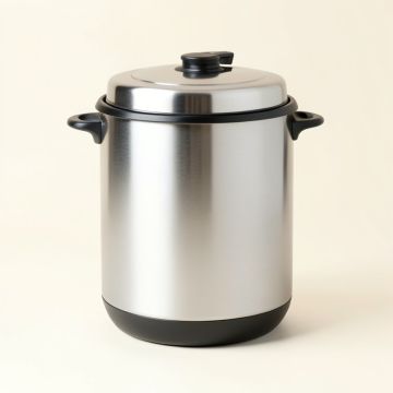 Presto 8 Qt . Stainless Steel Pressure Cooker - 01370 (synthetic illustration; no displayed measurements)