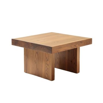 Solid Wood Block Coffee Table