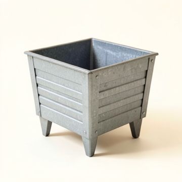 Olive Arc Empty Raised Planter - Gray (synthetic illustration; no displayed measurements)