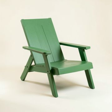 Cliff Crest Outdoor Lounge Chair - Green (synthetic illustration; no displayed measurements)