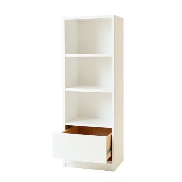 Vale Arc Narrow Cubby Tower - White