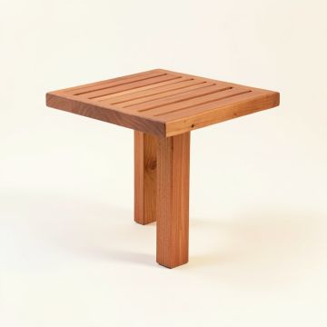 Moss Bluff Compact Balcony Table - Terracotta (synthetic illustration; no displayed measurements)