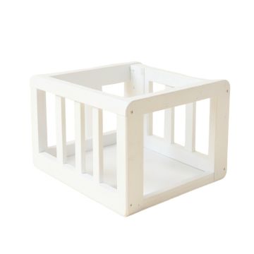 Flint Brook Empty Furniture-Style Pet Crate - White