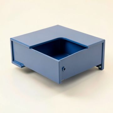 Cove Fold Under-Desk Drawer Unit - Blue (synthetic illustration; no displayed measurements)
