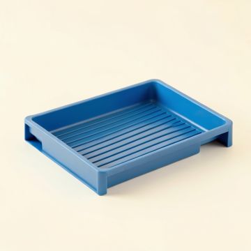 Dawn Branch Empty Under-Desk Cable Tray - Blue (synthetic illustration; no displayed measurements)