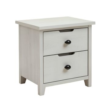 Kesington 2 - Drawer Nightstand In Light Gray
