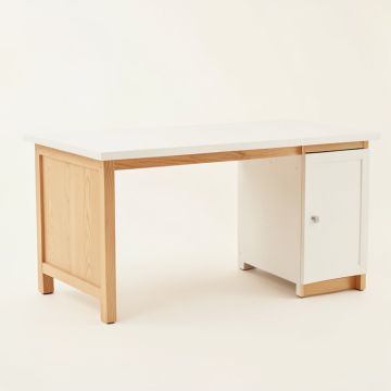 Pine Edge Empty Workshop Workbench - White (synthetic illustration; no displayed measurements)