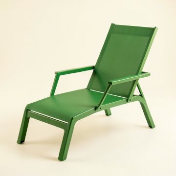 Pine Crest Outdoor Lounge Chair - Green (synthetic illustration; no displayed measurements)