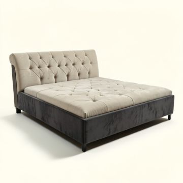 Rensselear Tufted Upholstered Low Profile Storage Platform Bed (synthetic illustration; no displayed measurements)
