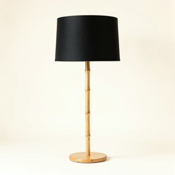 Harbor Crossing Floor Lamp With A Plain Fabric Shade - Black (synthetic illustration; no displayed measurements)