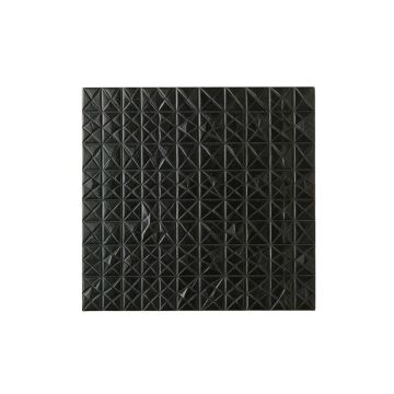Slate Bridge Uninstalled Square Decorative Tile - Black