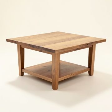 Castle Solid Wood Coffee Table (synthetic illustration; no displayed measurements)