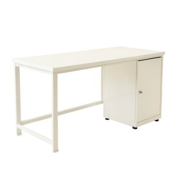 Vale Brook Empty Workshop Workbench - White (synthetic illustration; no displayed measurements)