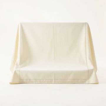 Ash Dell Flat Bed Sheet - Ivory (synthetic illustration; no displayed measurements)