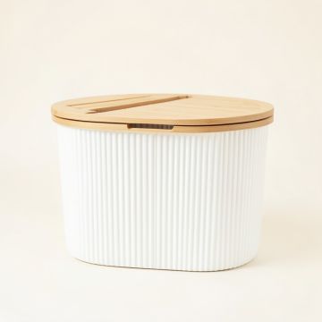 Holly Crossing Laundry Hamper - White (synthetic illustration; no displayed measurements)