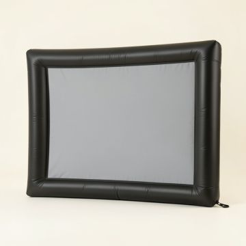 Outdoor Inflatable Movie Screen With Electric Blower (synthetic illustration; no displayed measurements)