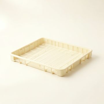 Briar Fold Empty Under-Desk Cable Tray - Ivory (synthetic illustration; no displayed measurements)