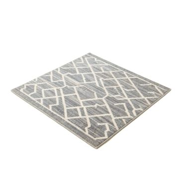 Catharine Geometric Aqua/Grey Outdoor Area Rug (synthetic illustration; no displayed measurements)