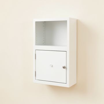 Fern Dale Wall-Mounted Entry Cabinet - White (synthetic illustration; no displayed measurements)