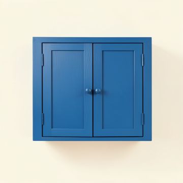 Clay Dell Wall-Mounted Entry Cabinet - Blue (synthetic illustration; no displayed measurements)
