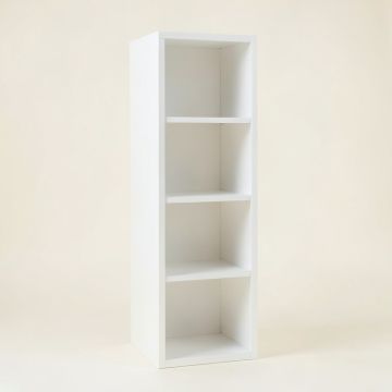 Briar Crossing Narrow Cubby Tower - White (synthetic illustration; no displayed measurements)