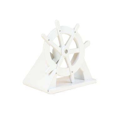 Anchor And Ship Wheel Mdf And Metal Bookends